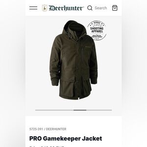 Deerhunter-Pro Gamekeeper Jacket-Large-Peat
